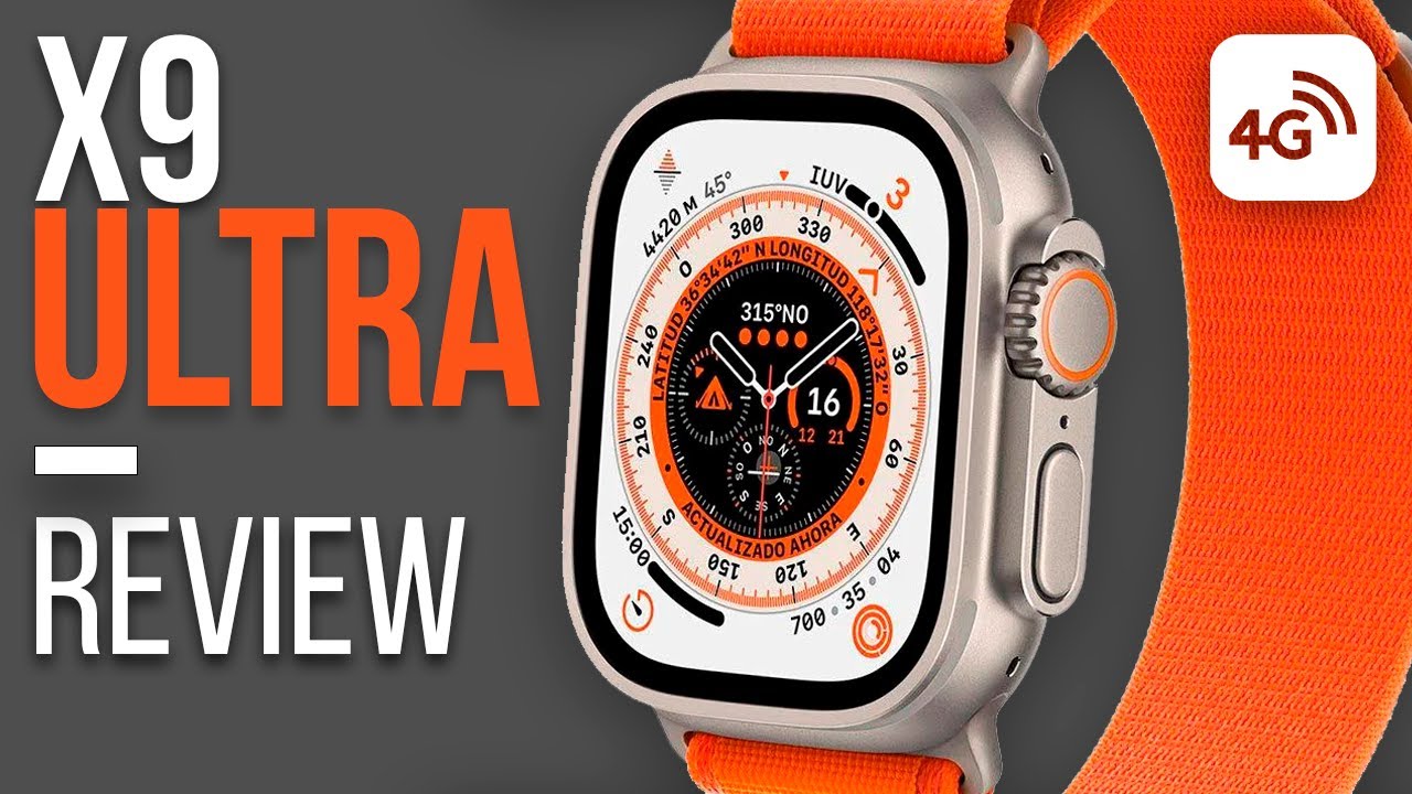 Smartwatch X9 ULTRA 4G Unboxing Review - ANDROID, AMOLED e BOM ACABAMENTO! Mas vale a pena? É bom?