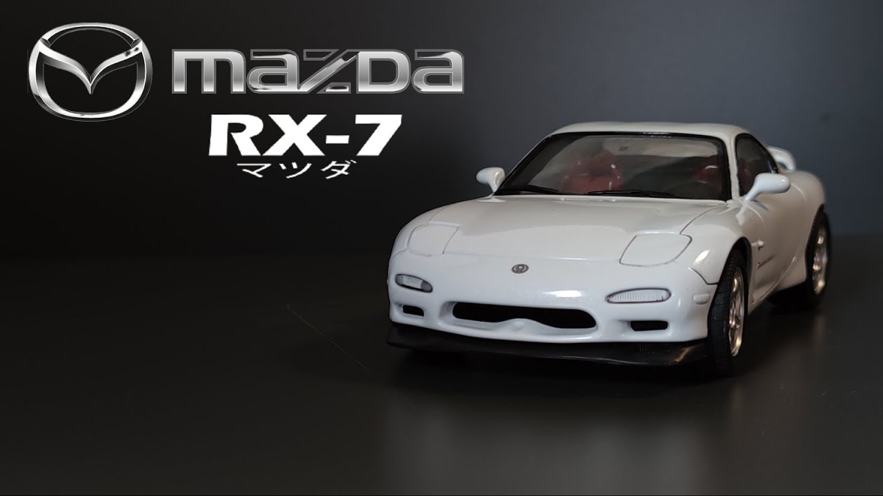 Mazda Rx-7 Fd3 Rotary Motor  - FULL BUILD Step by Step - Tamiya Model Car