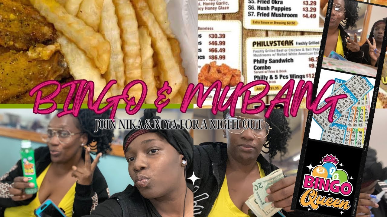 MUKBANG*||~ BINGO JUNKIES *||~ CHICKEN & FRIES BASKET WITH A FRUIT PUNCH 🤩🤤✌🏽😂
