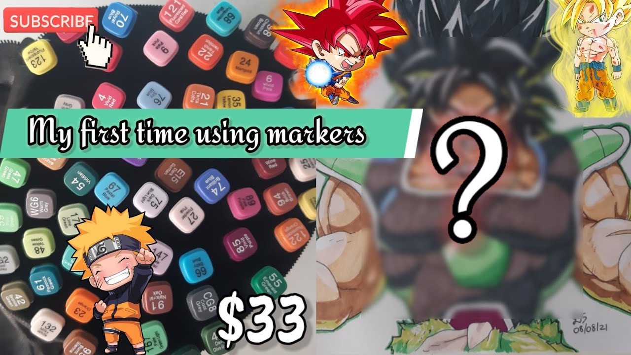 60 PCs TOUCH MARKERS - Unboxing and Review