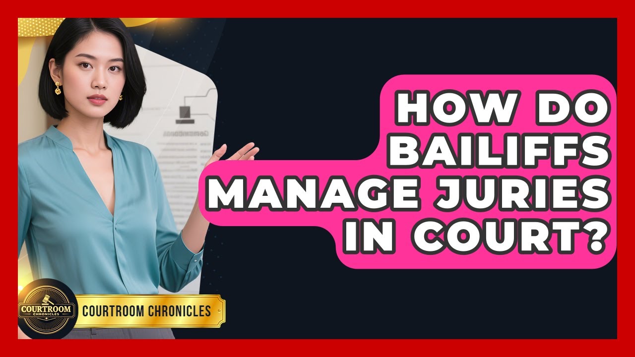How Do Bailiffs Manage Juries In Court? - Courtroom Chronicles