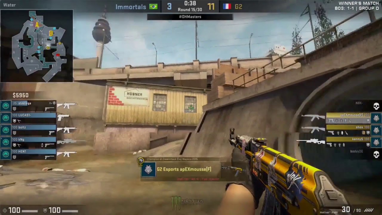 Immortals.steel ACE vs G2 🏆 DreamHack Masters Malm&ouml; 2017