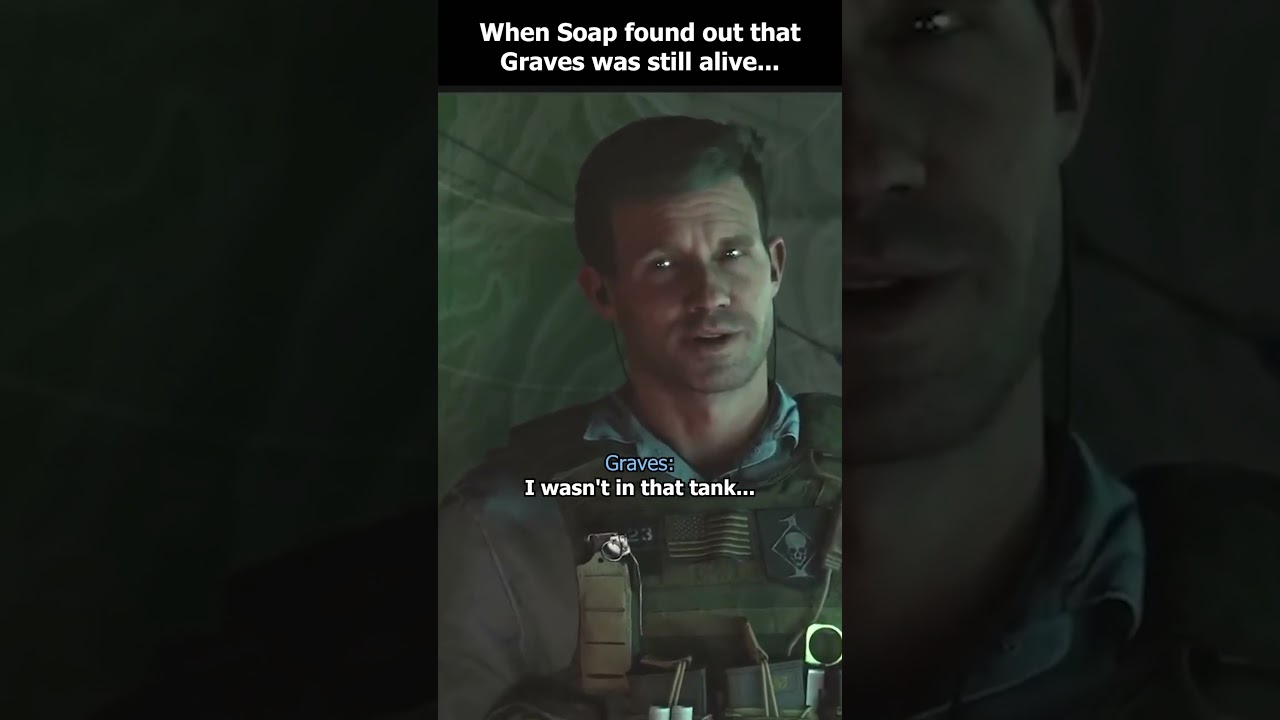When Soap found out that Graves was still alive