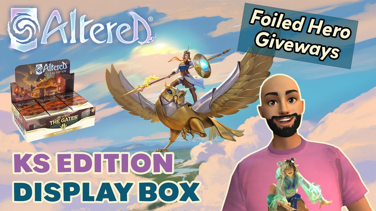 First Altered TCG Kickstarter Display Box with English Cards! The Pledges are on their WAY :-)