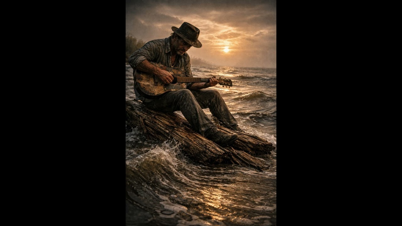 DRIFTWOOD ON THE SEA 🌊 | Dark Blues Song (Raw & Emotional)