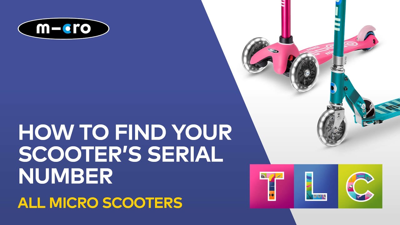How to find the serial numbers on our products | Micro Scooters UK