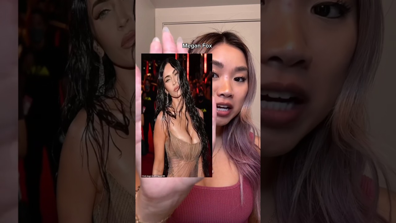 trying the Megan Fox &ldquo;WET HAIR&rdquo; look 😳🫣