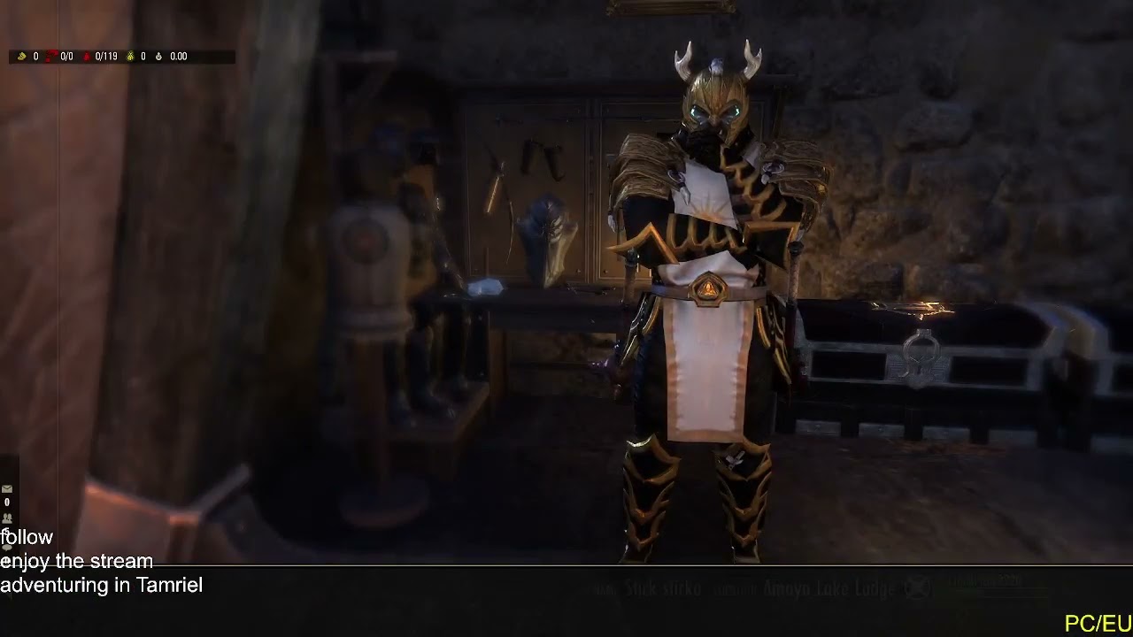 Elder Scrolls online adventures in Tamriel. one screen only may respond chat a b (Part 1/2)