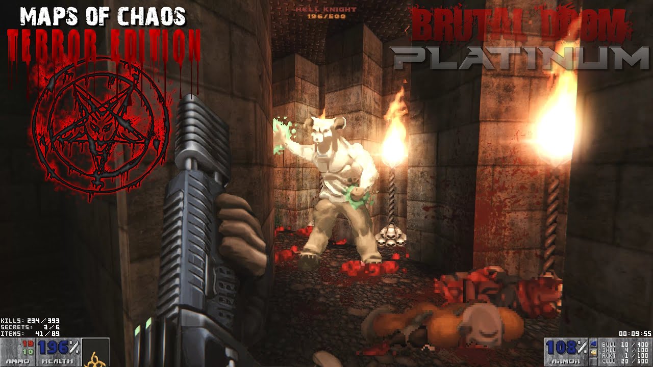 Brutal Doom Platinum 2.0 - Maps of Chaos TERROR EDITION: Map04 | 4K/60