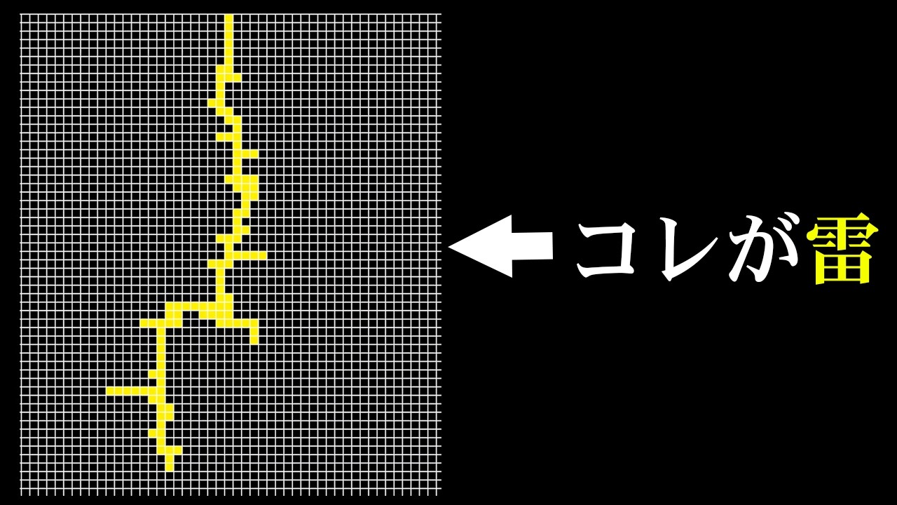 雷の形をシミュレーションする方法