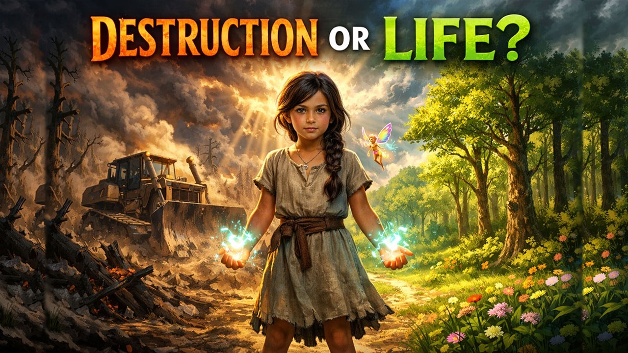 🌟 She Was Just a Little Girl… Until She Saved the Forest Forever! 🌿✨
