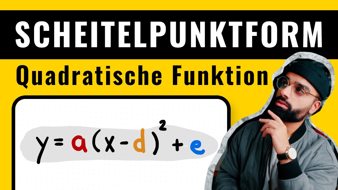 Scheitelpunktform - Quadratische Funktion - Parabel | Scheitelform | Mathe | Herr Maqbool