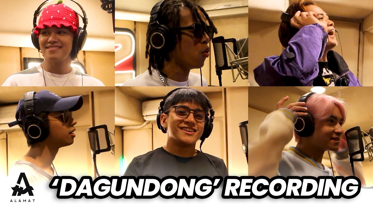 ALAMAT - [VLOG] 'Dagundong' Recording