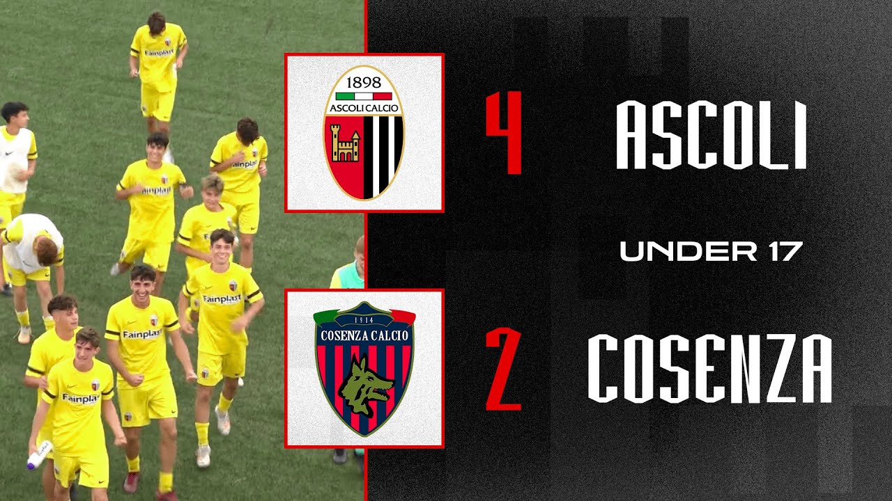 Highlights Under 17 | Ascoli-Cosenza 4-2 | Ascoli Calcio