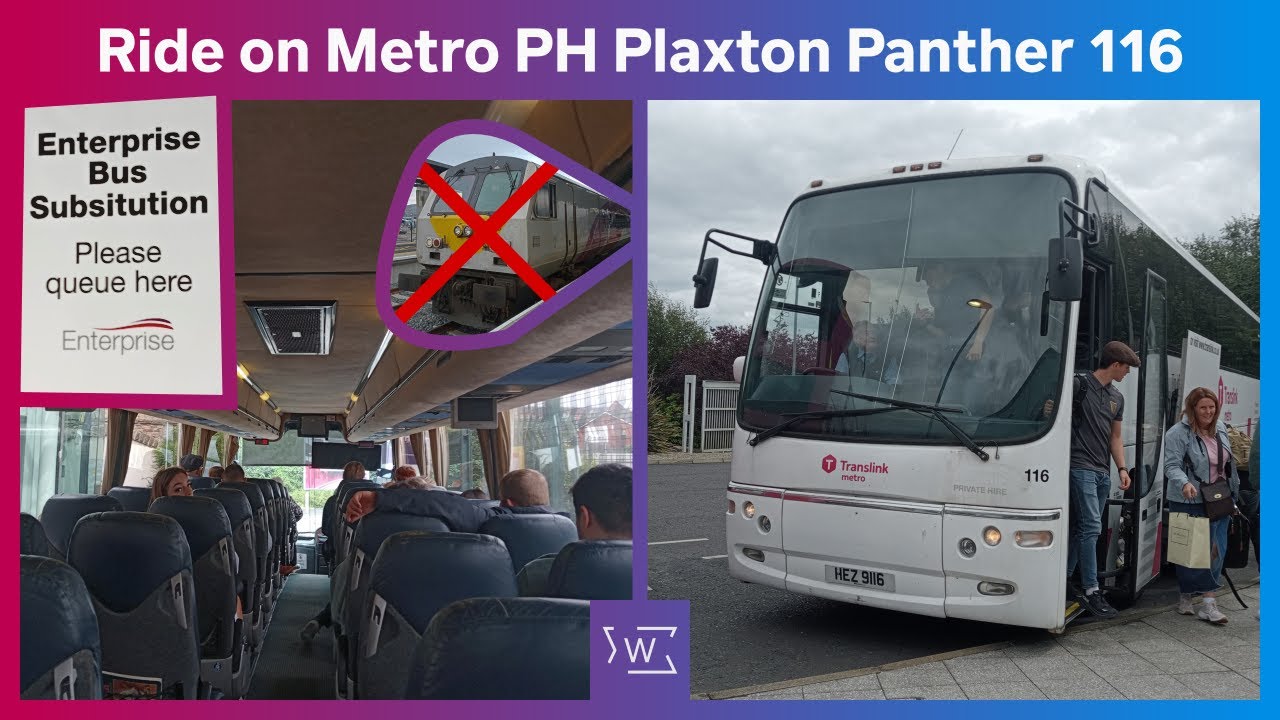 Ride on Metro Private Hire Plaxton Panther 116