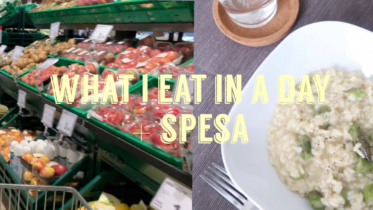 What I Eat In A Day + Spesa | AliLuvi