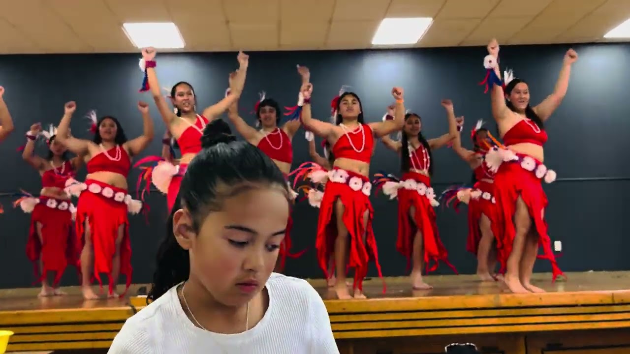 Atiu Enuamanu Intermediate Girls - Kapa Rima & Ura Pa’u, Cook Islands Day 2024, Porirua