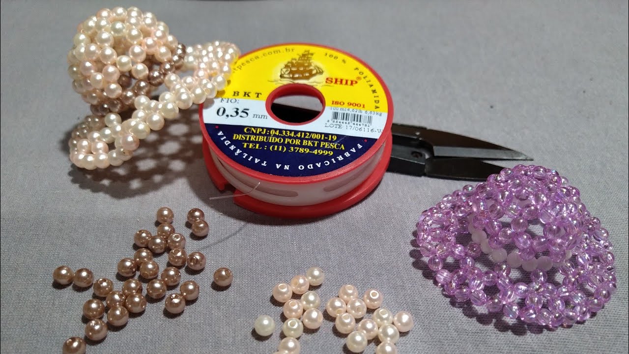 Como fazer chapéu em miçanga passo a passo tutorial