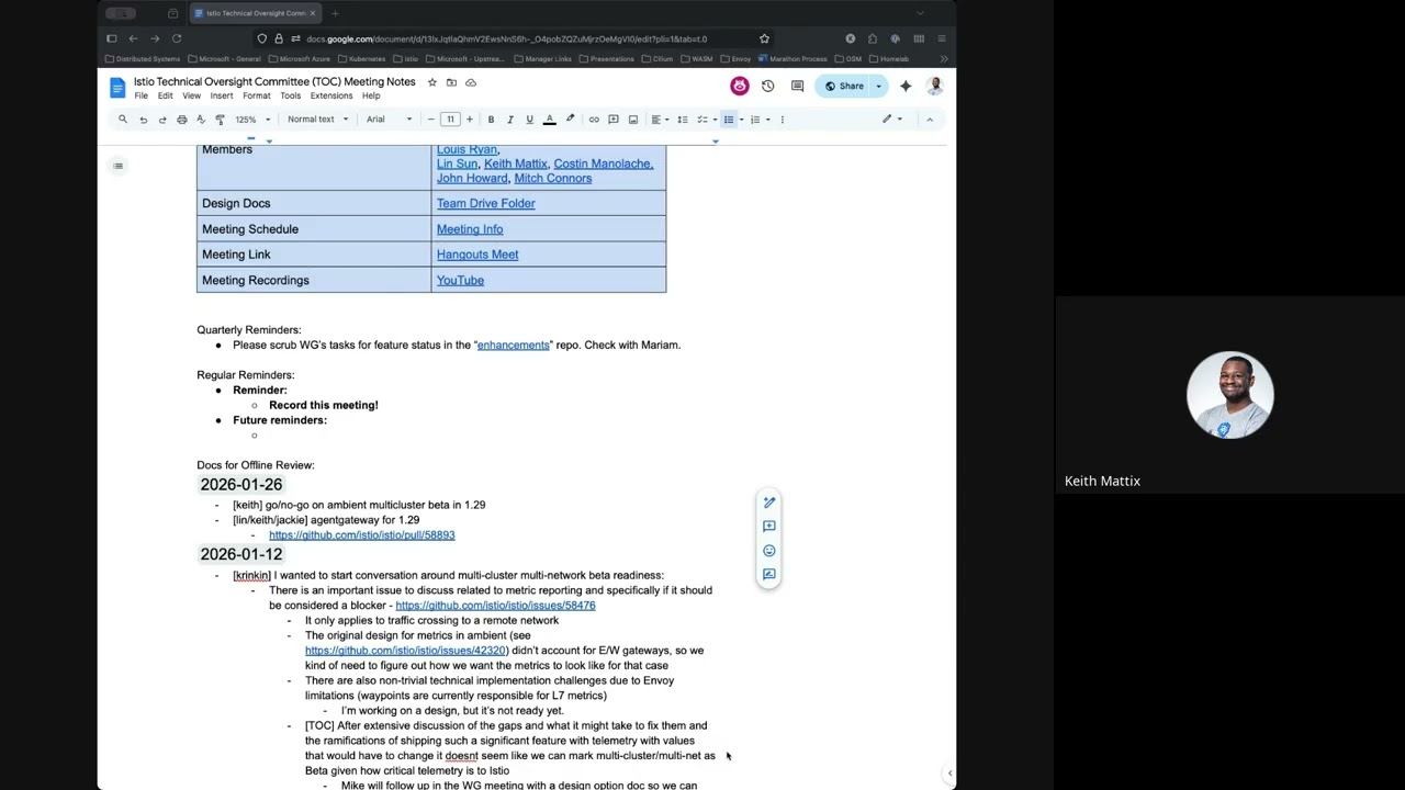 Technical Oversight Committee Sync-Up - 2026/01/26 09:00 PST – Recording