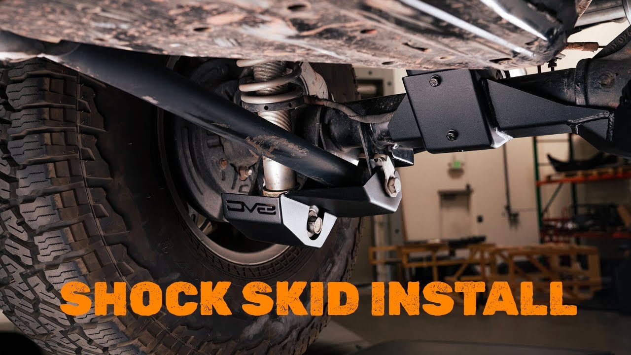 DV8 Bronco Shock Skid Install