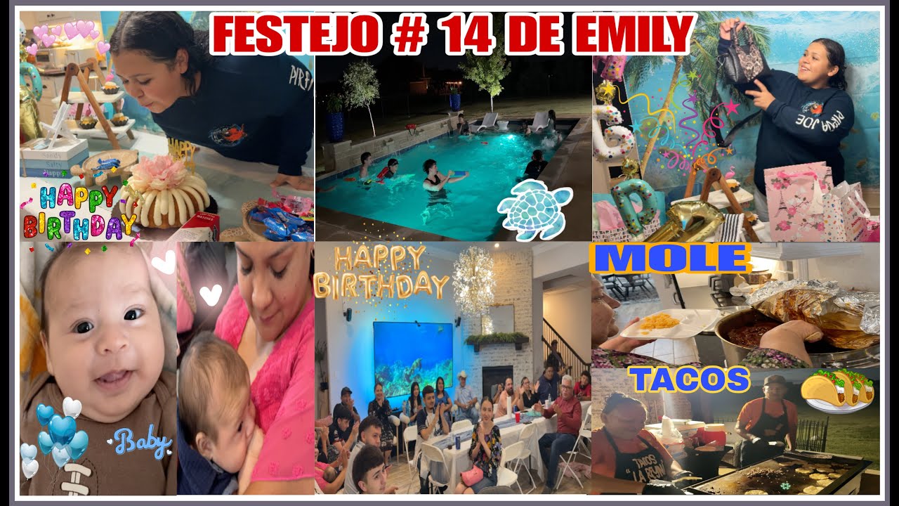 ‼️CELEBRAMOS EL CUMPLEAÑOS # 14 A MI HIJA🎉CON FAMILIA Y AMIGOS🐢🪸DECORACION TORTUGAS DEL MAR🌊