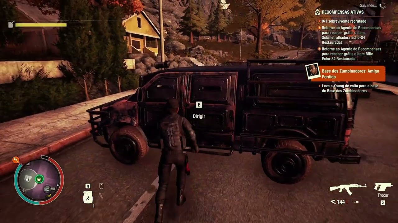 Missão de Resgatar. State of Decay