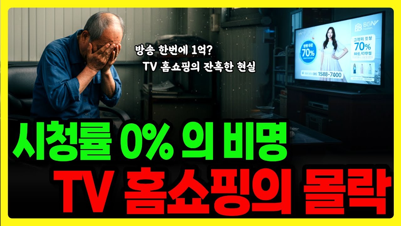 시청률 0%.  아무도 안본다. TV 홈쇼핑의 몰락. 전객제의 함정 │노후사연 │오디오북 │인생사연
