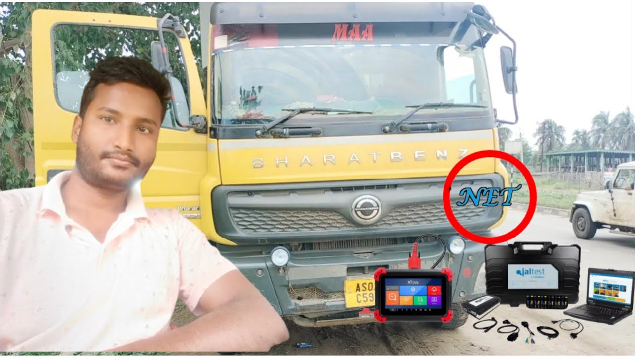 Bharat Benz Adblue DEF leak test/Dosing valve test#scanning#jaltest #bs6 #