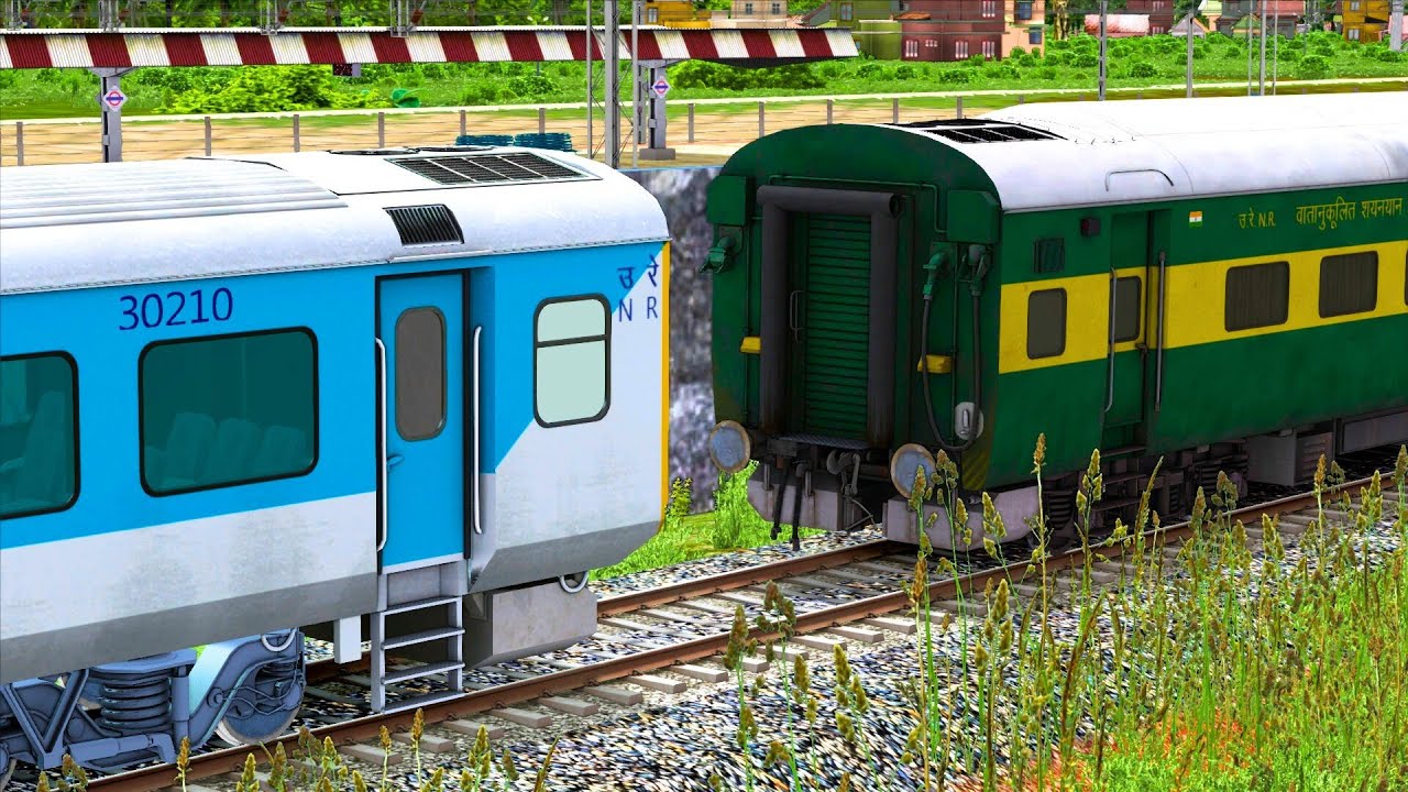 ICF GARIB RATH Coupling SHATABDI Coach | BUMPY RAILROAD | Train Simulator | Railworks | NTG GAMING