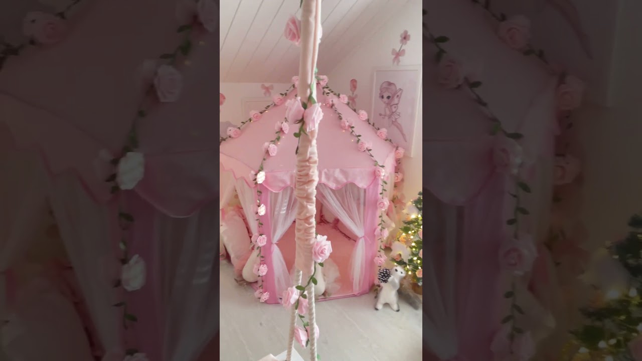 Ideen f&uuml;r ein Spielzimmer f&uuml;r M&auml;dchen 👧🏼💞 #shorts #girls #kinderzimmer #playroom #kidsroomideas