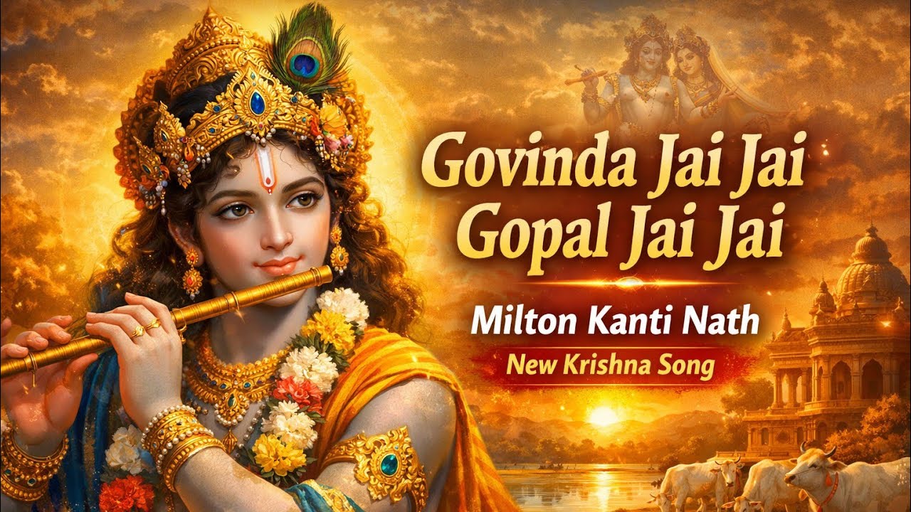 Govinda Jai Jai Gopal Jai Jai | New Krishna Bhajan 2026 | Milton Kanti Nath | New Krishna Song |