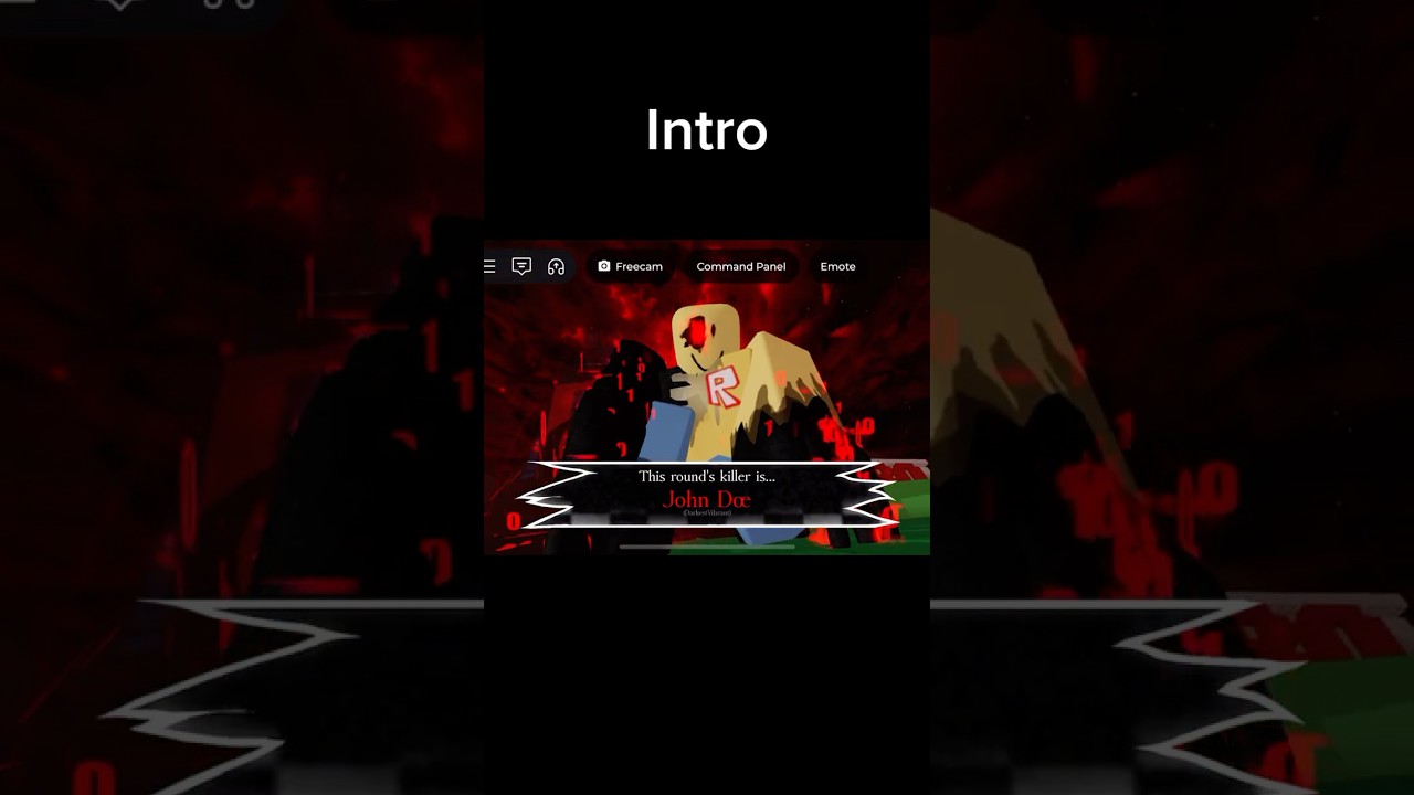 John Doe UPDATED Intro and Outro Animation! | Forsaken #roblox #shorts #forsaken