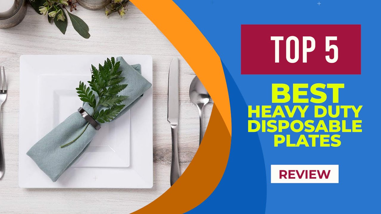 Top 5 Best Heavy Duty Disposable Plates for 2025 | Reviews | Best Disposable Plates