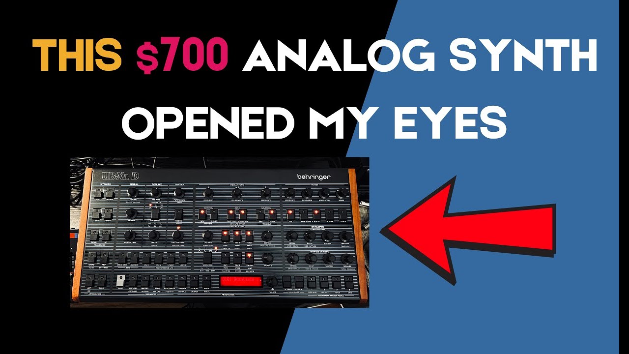 How This $700 Analog Synth Opened My Eyes -  Behringer UB-XA Desktop