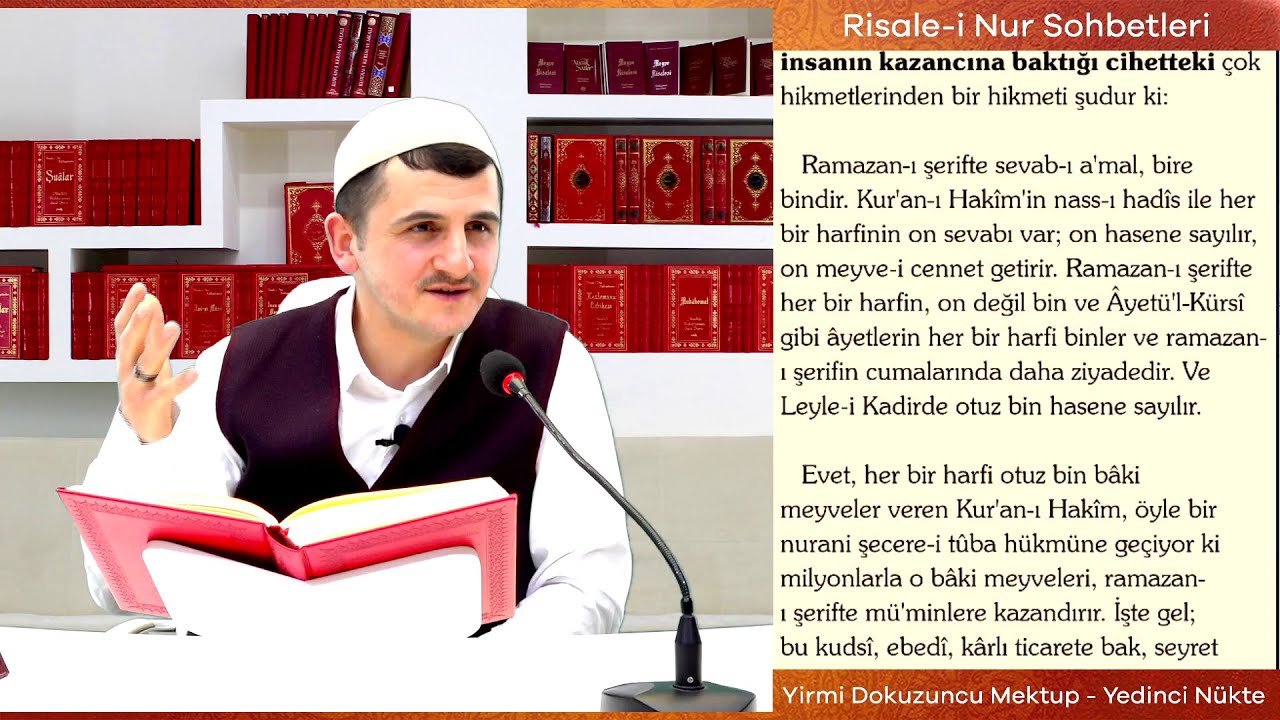 Risale-i Nur Sohbetleri - 15.02.2021 - Üç Ayların Önemi ve Fazileti ( Recep , Şaban , Ramazan )
