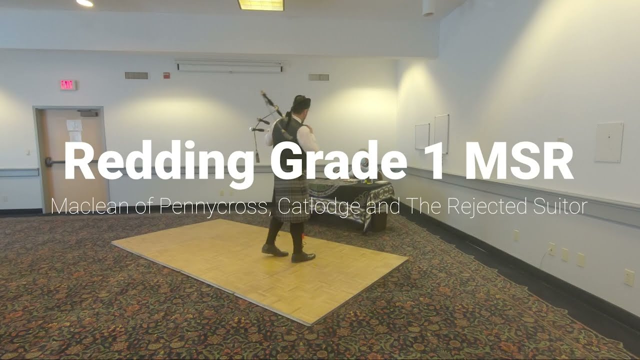 Redding Bagpipe Competition 2022. Grade 1 MSR