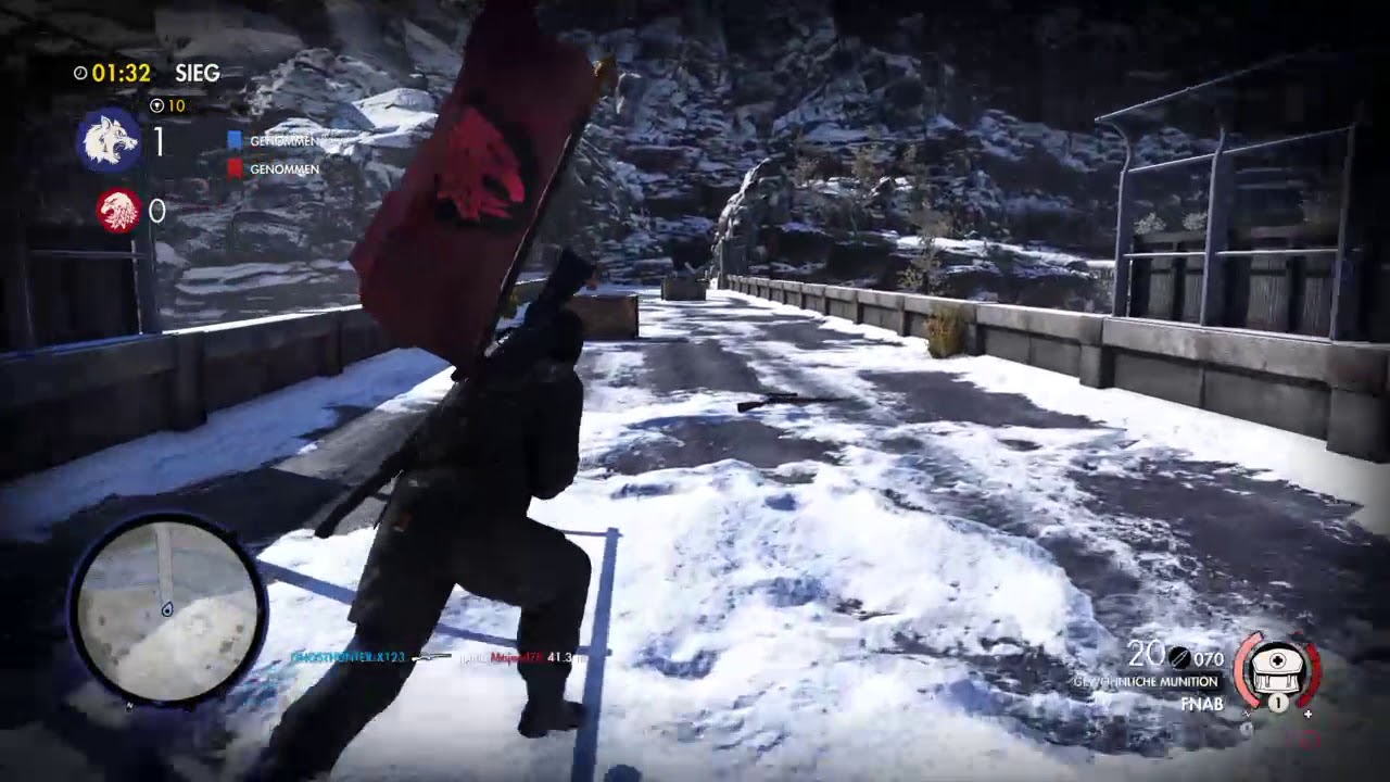Sniper Elite 4 - Fortress [2 : 1] (CTF) - 7th March 2018 (PS4)