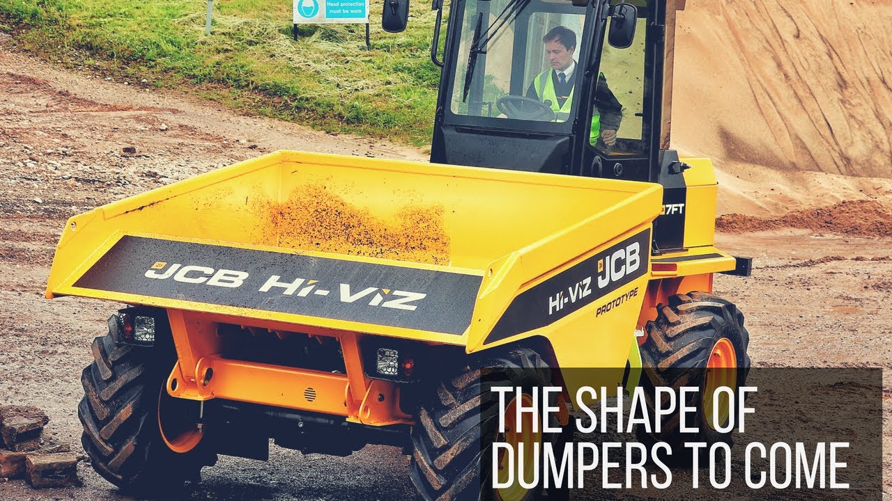 JCB Previews Hi Viz 7 Tonne Site Dumper