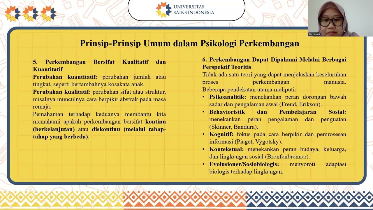 Teori Perkembangan Pertemuan 2