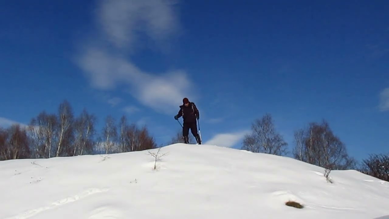 Winter Sunny Day Walk in Deep Snow (No Talking) ❄
