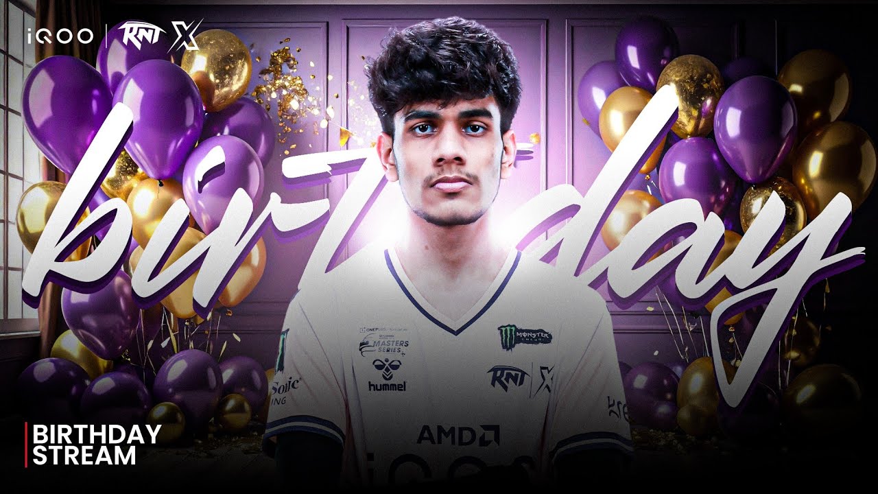 Got shouted at on birthday 😢 | Birthday Special Stream | iQOORNTX Fierce