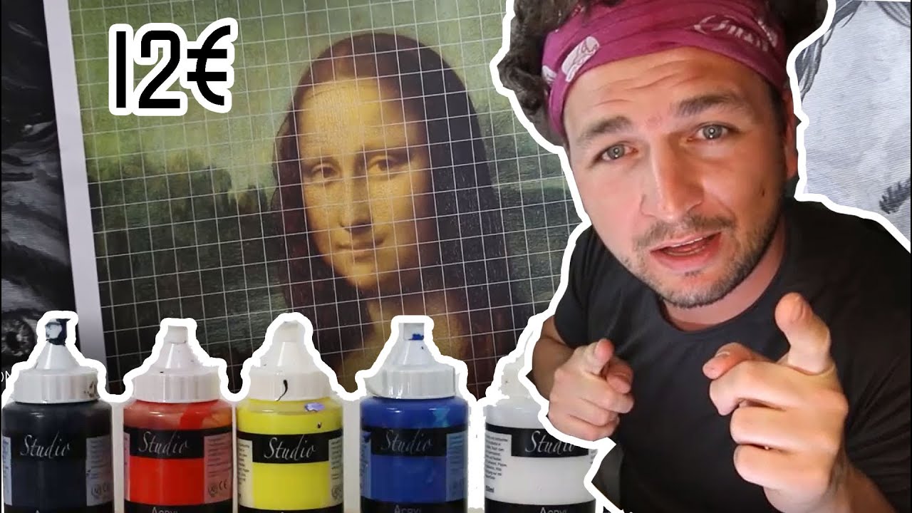 12€ Mona Lisa Challenge – Cheap Paint vs Leonardo da Vinci