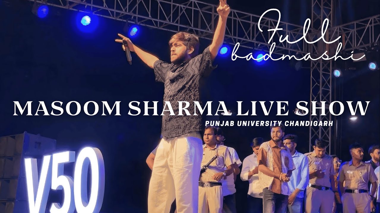 Masoom Sharma - Live Show Punjab University Chandigarh