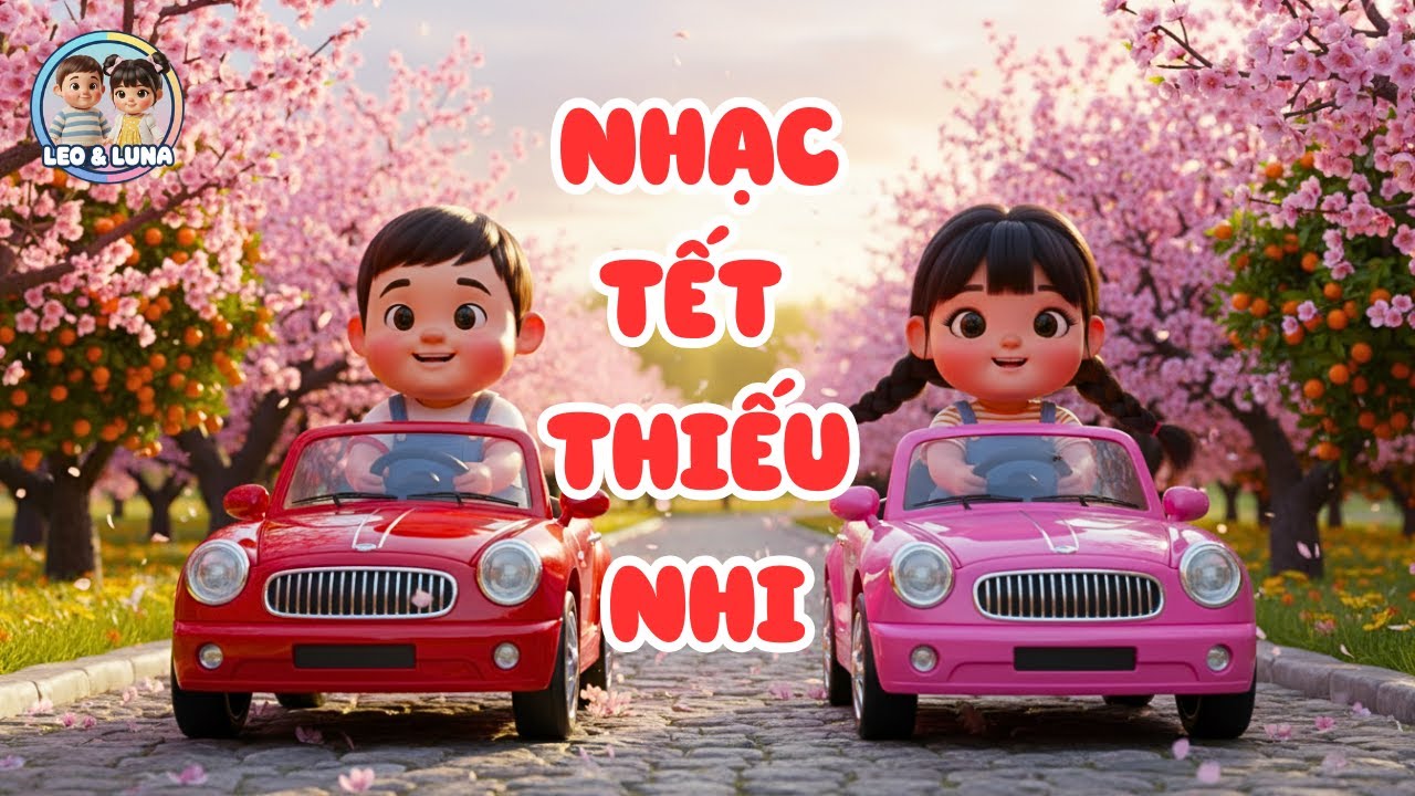 Sắp Đến Tết Rồi - Nhạc Tết 2026  | Leo & Luna Channel | Nhạc Thiếu Nhi Vui Nhộn | Bé Lái Xe Ô Tô