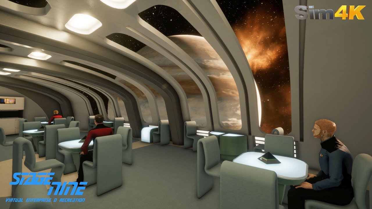 Stage 9 - Enterprise Crew Quarters - ( Deck Tour ) - ( 4K )