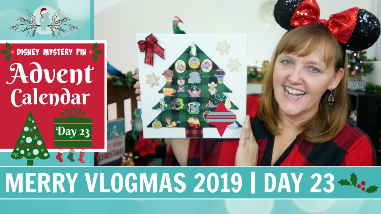 Disney Mystery Pin Advent Calendar Day 23 Opening | Vlogmas 2019 - Day 23🎄