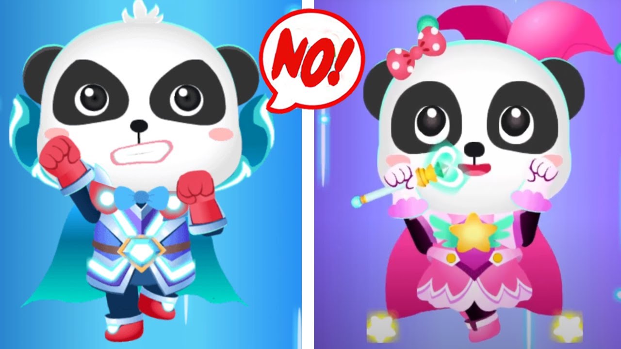 Baby Panda Superhero Battle - Help Superhero Kiki & Miumiu to Defeat All Monsters | Babybus Games