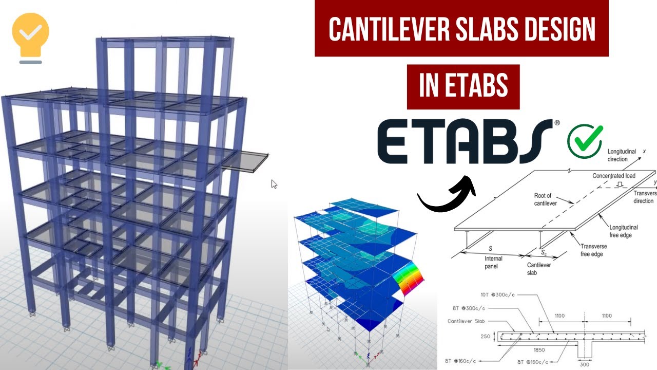 How to model Cantilever Slab in ETABS