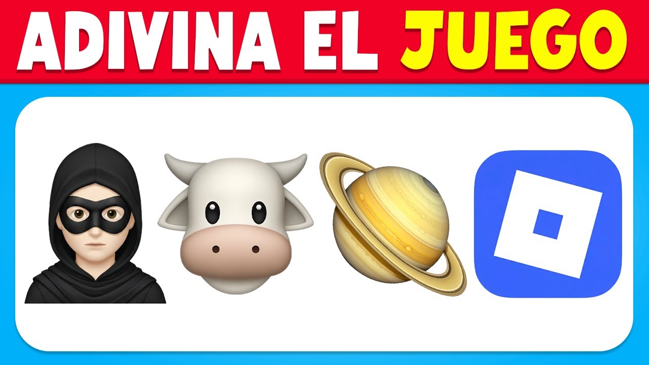 Adivina el JUEGO de ROBLOX por los EMOJIS 🤷&zwj;♂️🎮 &iexcl;Reto de EMOJIS de ROBLOX!