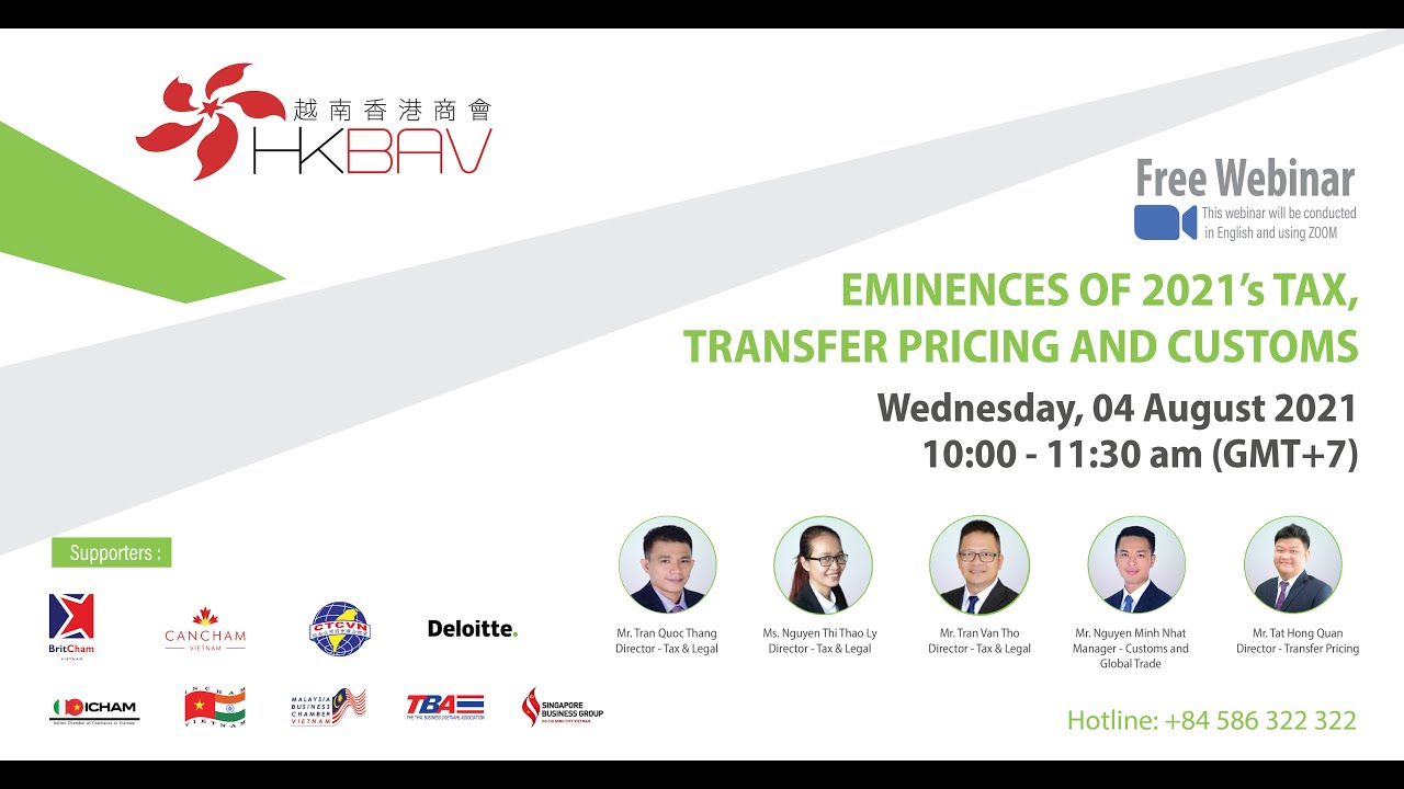 EMINENCES OF 2021&rsquo;S TAX, TRANSFER PRICING AND CUSTOMS